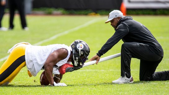 Grimble moving past fumble to No. 2 tight end taken at Rooney Complex (Steelers)