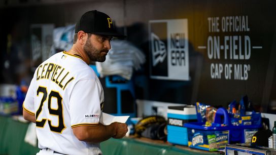 Cervelli out again but sounds unworried taken at PNC Park (Courtesy of StepOutside.org)