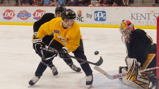 Prospect Phillips transfers to Penn State taken at PPG Paints Arena (Courtesy of Point Park University)