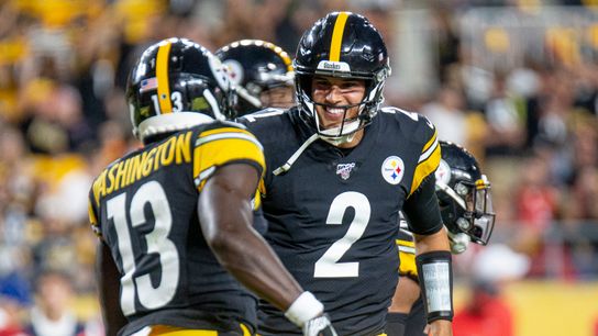 Washington, Rudolph rekindle that old college connection ☕ taken at Heinz Field (Steelers)