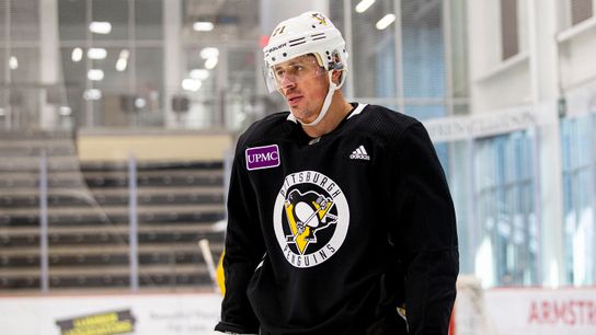 Malkin returns to practice, shoots for Saturday taken in Cranberry, Pa. (Penguins)