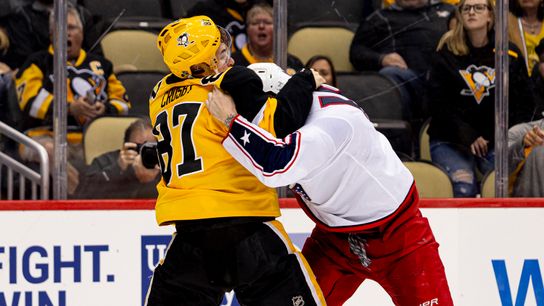 Crosby sticks up for Guentzel with fight taken at PPG Paints Arena (Courtesy of Point Park University)