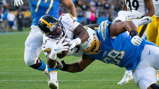 Bush, Steelers' defense leads the way to win over Chargers ☕ taken in Carson, Calif. (Steelers)