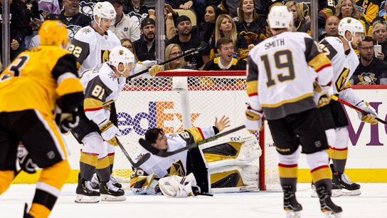 Did Fleury remove helmet on purpose? taken at PPG Paints Arena (Penguins)