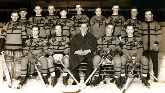 Buried Treasure: Pirates. Maroons. Because it's the Cup. taken at Highmark Stadium (Penguins)