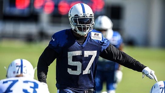 Steelers sign former Colts linebacker Bostic taken at Rooney Sports Complex (Steelers)