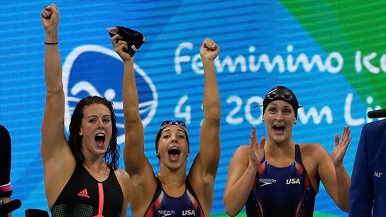 Smith, U.S. take gold in 4x200 freestyle relay taken in Rio de Janeiro (Olympics)