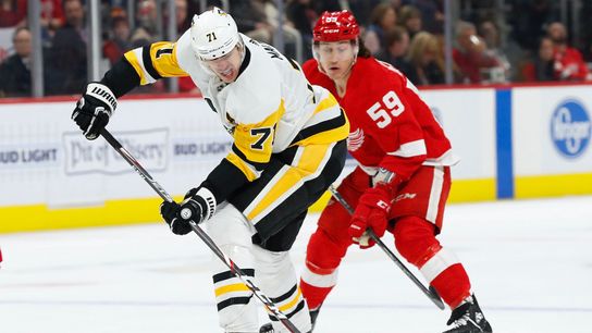 Malkin, Guentzel step up against Red Wings taken in Detroit (Penguins)