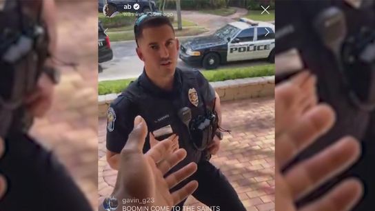 Agitated, angry AB goes live on IG with cops at his house taken at Rooney Complex (Steelers)