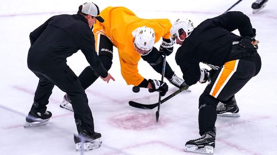 Penguins brace for rough ice in Toronto taken in Cranberry, Pa. (Penguins)