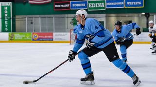 Da Beauty League: Penguins players clinch playoffs taken at PPG Paints Arena (Courtesy of Point Park University)