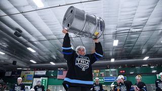 Da Beauty League: JVR leads team to championship taken at PPG Paints Arena (Courtesy of Point Park University)