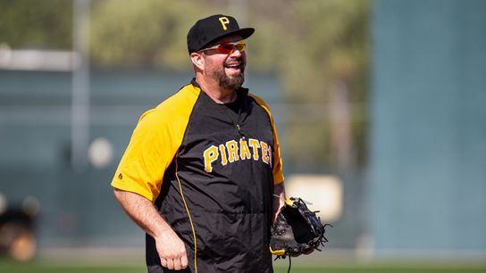 Country legend Brooks in Pirates' camp taken in Bradenton, Fla. (Courtesy of StepOutside.org)