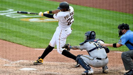 Polanco's blast, meeting set up sweep taken at PNC Park (Pirates)