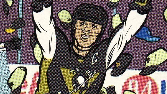 Cartoon Canon: A hat trick on hat night? That's so Sid taken in Richmond, Va. (Penguins)