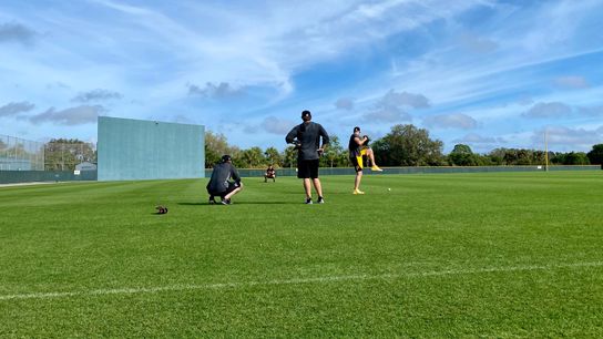 Kuhl, Santana embrace 'baseball as usual' taken in Bradenton, Fla. (Pirates)