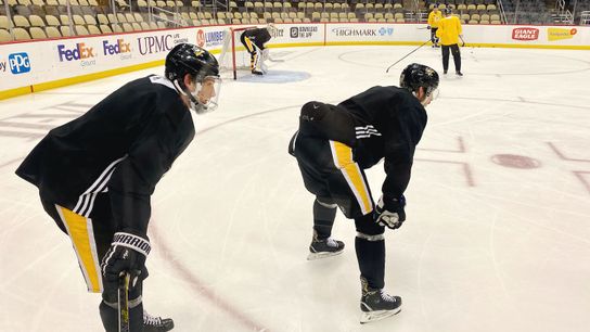 Marino, Dumoulin 'game-time decisions,' Simon out taken at PPG Paints Arena (Penguins)