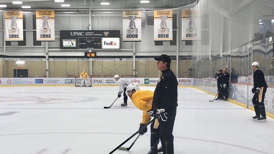 Brassard misses practice, Letang exits early taken in Cranberry, Pa. (Penguins)