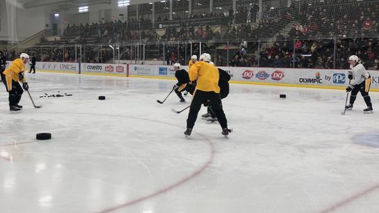 Penguins 'excited' to hit the ice again taken in Cranberry, Pa. (Courtesy of Point Park University)