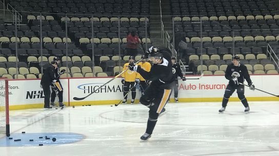 No. 2 power play 'just executing' taken at PPG Paints Arena (Courtesy of Point Park University)