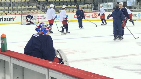 Korpisalo, not Kinkaid, starts for Blue Jackets taken at PPG Paints Arena (Courtesy of Point Park University)