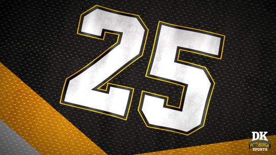 Who wore it best: No. 25, Kevin Stevens taken at Highmark Stadium (Penguins)