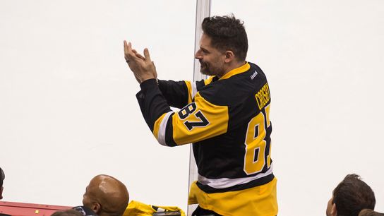 Actor Manganiello: 'As long as you get Sidney Crosby, you get a chance' taken at Highmark Stadium (zPenguinsCoverage)