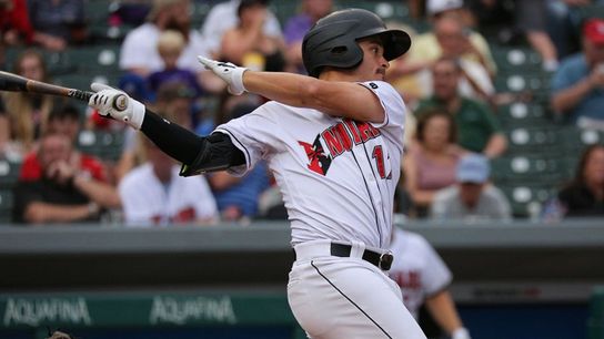 Indy Watch: Kramer settling in at plate ☕ taken in Martinsburg, W.Va. (Courtesy of StepOutside.org)