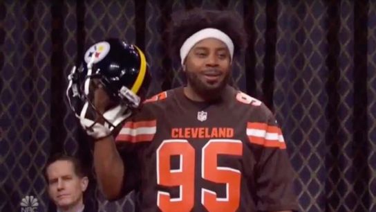 'Saturday Night Live' spoofs Garrett-Rudolph incident taken at PPG Paints Arena (Steelers)