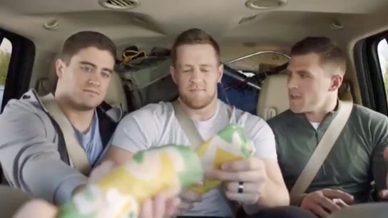 Watt brothers J.J., T.J., Derek star in hilarious commercial taken at Highmark Stadium (Courtesy of Mike's Beer Bar)