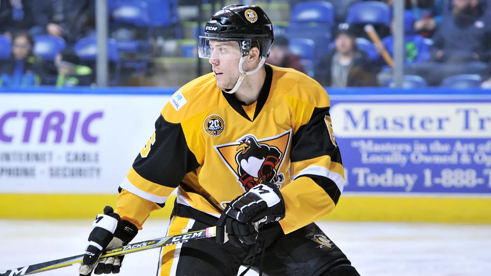 Prow signs two-year deal with Panthers taken at PPG Paints Arena (Courtesy of Point Park University)