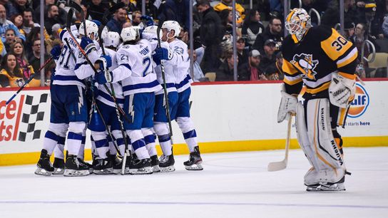 Vasilevskiy's 35 saves = 2 points for Lightning taken at PPG Paints Arena (Penguins)