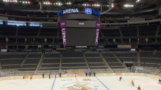 Meaningless preseason? Not for these rookies taken at PPG Paints Arena (Courtesy of Point Park University)