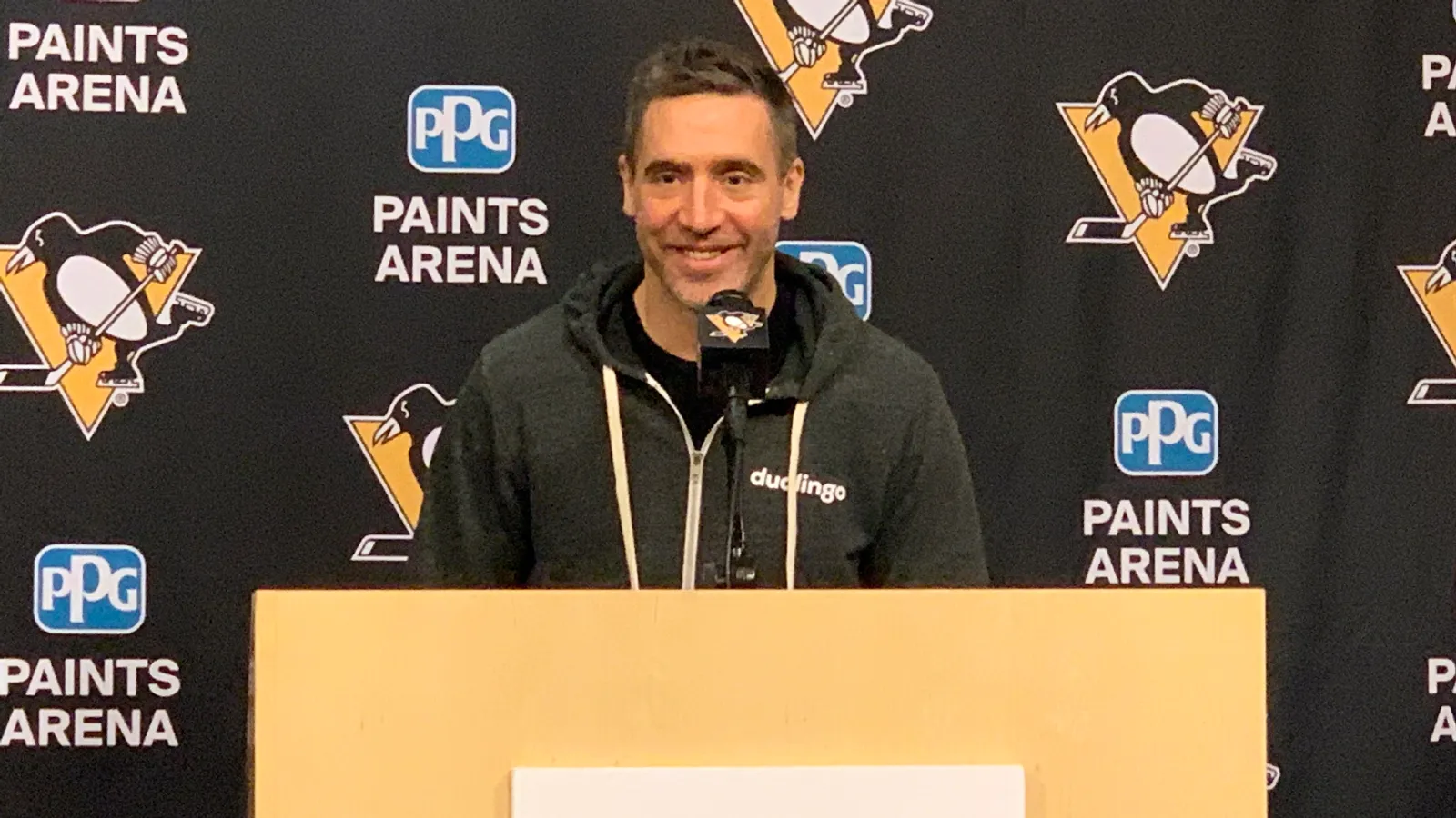 Talbot: 'Never seen anybody dominate as much as Malkin' taken at PPG Paints Arena (Courtesy of Point Park University)