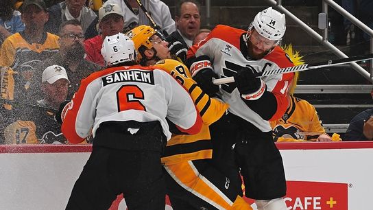 Penguins unsurprised by physicality taken Pittsburgh. Photo by Jeanine Leech / Getty