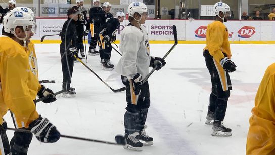 McGinn, Blueger, Archibald look to be 'good energy line' taken in Cranberry, Pa. (Penguins)