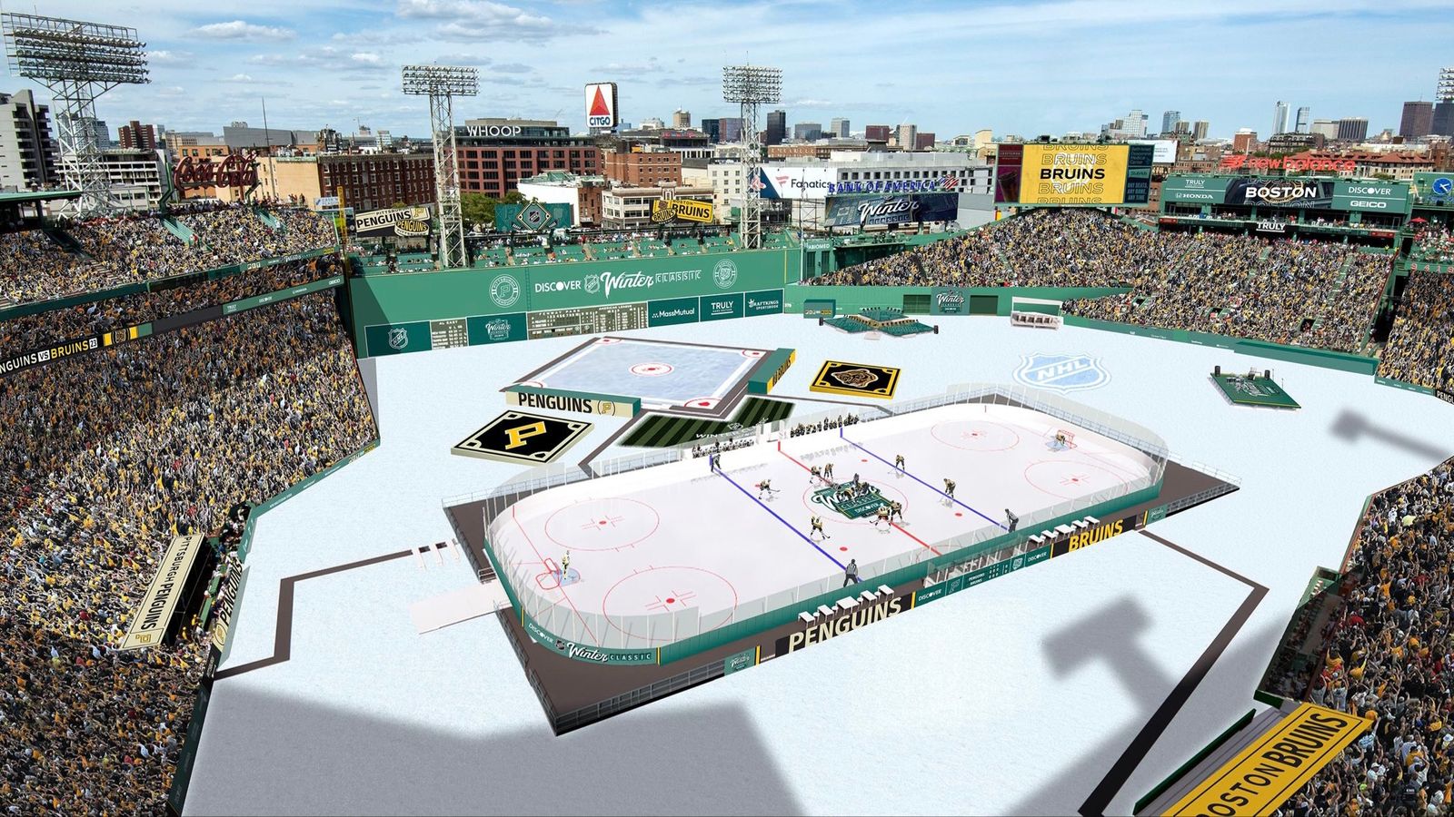 Mild weather projected for Penguins-Bruins Winter Classic at Fenway Park  next week