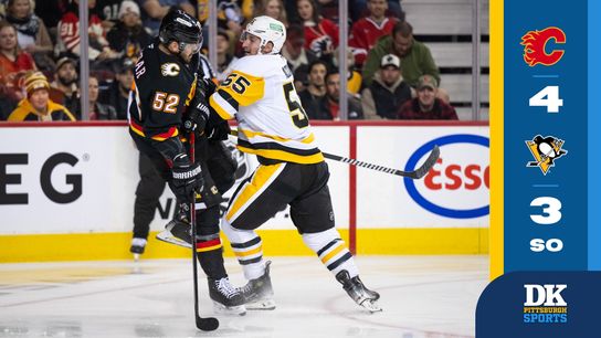 'Couple of bounces,' shootout loss cloud superb night for Acciari line taken in Calgary, Alberta (Penguins)