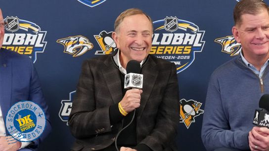 By Taylor Haase: Bettman: No issue with NHL's streaming setup at Stockholm