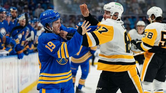 Crosby: Penguins have 'come a long way' since start of camp taken in Buffalo, N.Y. (Penguins)