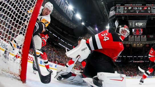 Who could Penguins play in first round? taken Newark, N.J.. Photo by GETTY