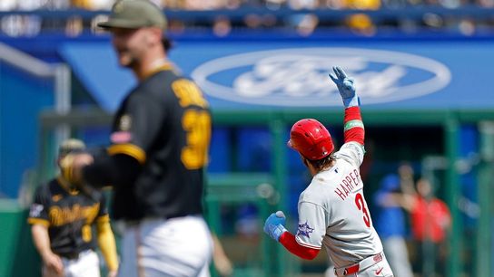 Pirates look to 'keep fighting' after Phillies sweep taken Pittsburgh. Photo by JOE ROBBINS / GETTY