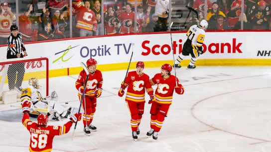 Letang: Third-period collapse to Flames 'started with me' taken in Calgary, Alberta (Penguins)