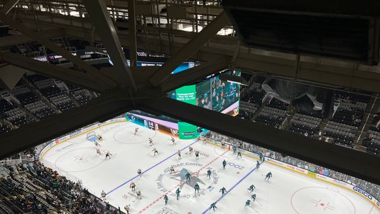 Penguins vs. Sharks, 10:38 p.m. Eastern taken in San Jose, Calif.