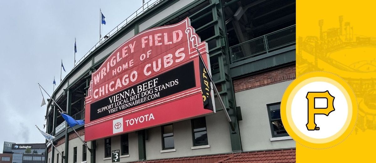 Mlodzinski starts opener vs. Cubs taken in Chicago (Pirates)