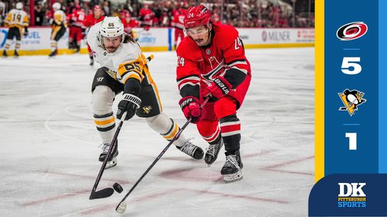 Karlsson struggles in lopsided loss, Sullivan seethes over 'a few guys' taken in Raleigh, N.C. (Penguins)