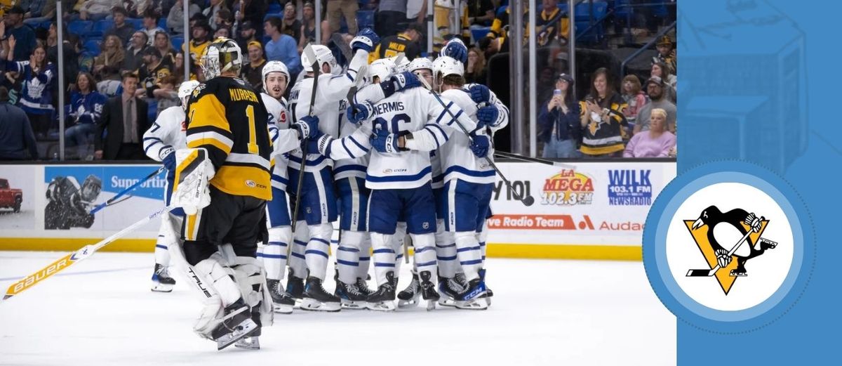 AHL: OT controversy ends Game 2 taken in Wilkes-Barre, Pa. (Penguins)