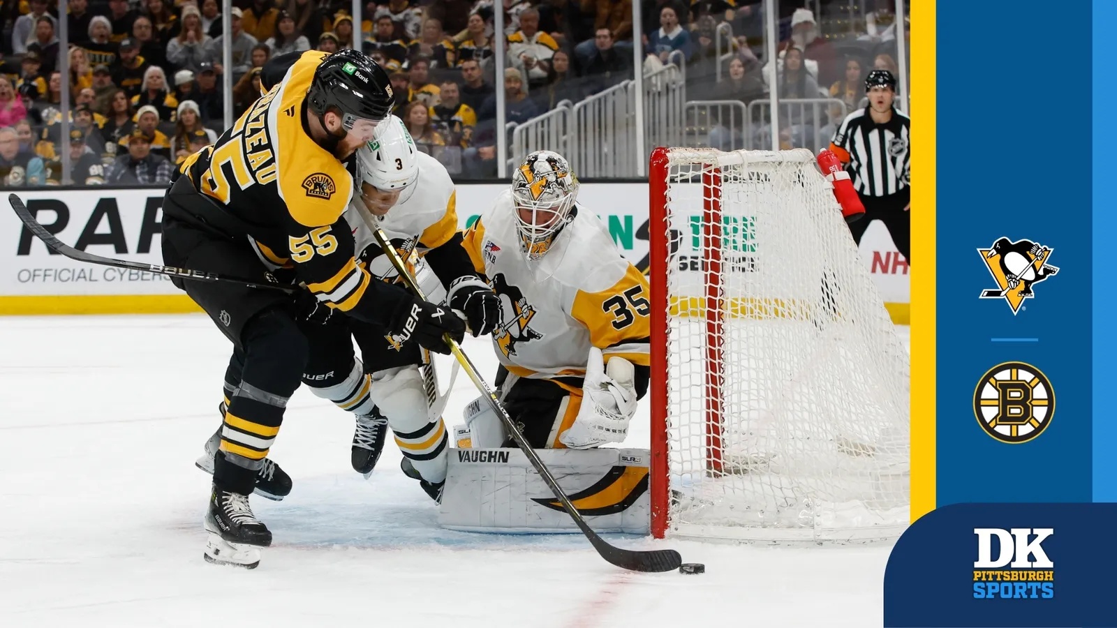 Final: Penguins 2, Bruins 1 taken in Boston (Live coverage). Photo by GETTY