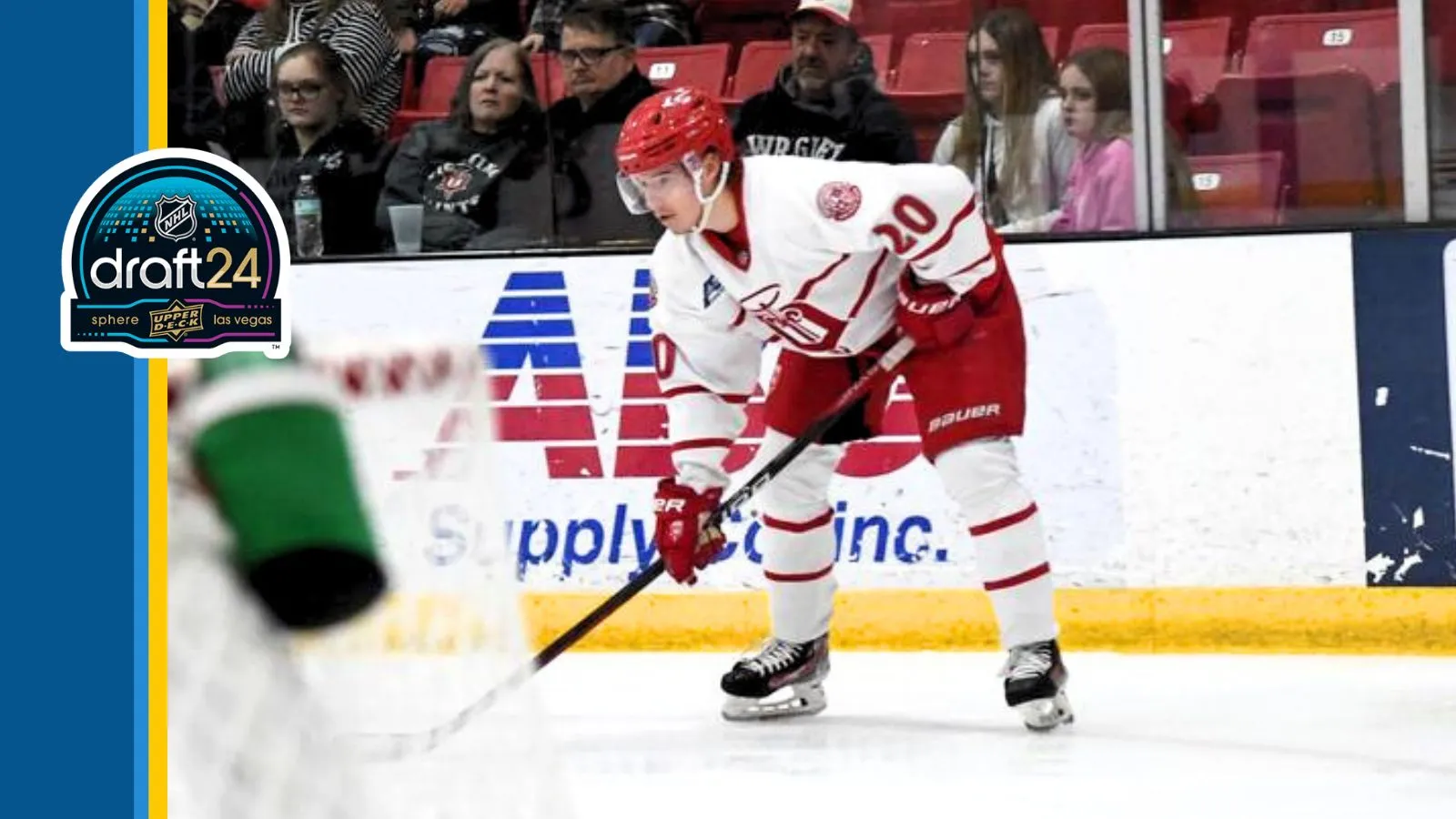 Sixth round: Vaisanen a 'smooth-skating defenseman' taken in Las Vegas (Penguins). Photo by Dubuque Fighting Saints