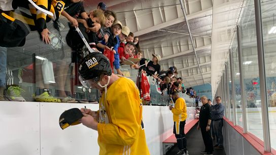 Austin Wagner, P.O Joseph sign autographs